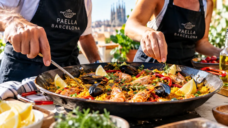 Private- & Paare-Paella-Kochkurse in Barcelona